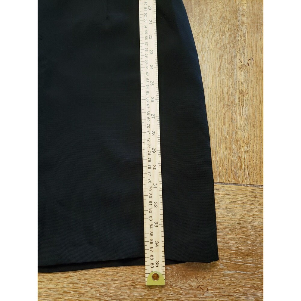 Y2K Nanette Lepore Empire Waist Dress Sz 10 Black Teal Velvet Bodice Whimsygoth - Picture 7 of 11